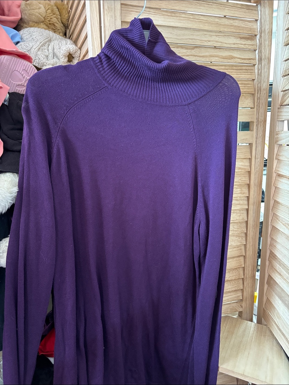 Olivia Sky Deep Purple Sweater XL